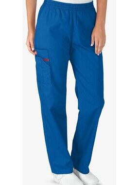 New womens Dickies EDS Modern Classic Blue Scrubs size XXL Tall NWT 2XL T
